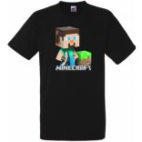 Bányászlegény - Minecraft stílus gyerek rövid ujjú póló