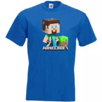   Bányászlegény - Minecraft stílus gyerek rövid ujjú póló
