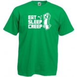Eat Sleep Creeper - Minecraft gyerek rövid ujjú póló