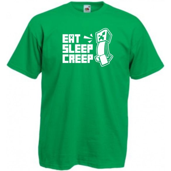 Eat Sleep Creeper - Minecraft gyerek rövid ujjú póló