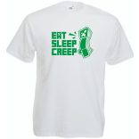 Eat Sleep Creeper - Minecraft gyerek rövid ujjú póló