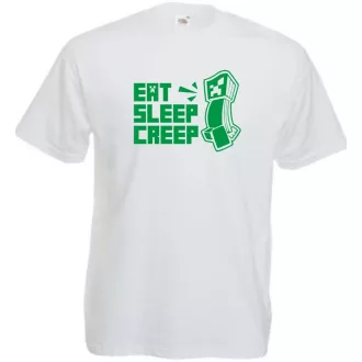Eat Sleep Creeper - Minecraft gyerek rövid ujjú póló