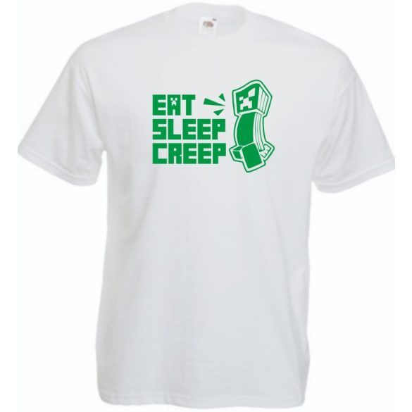 Eat Sleep Creeper - Minecraft gyerek rövid ujjú póló