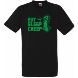 Eat Sleep Creeper - Minecraft gyerek rövid ujjú póló