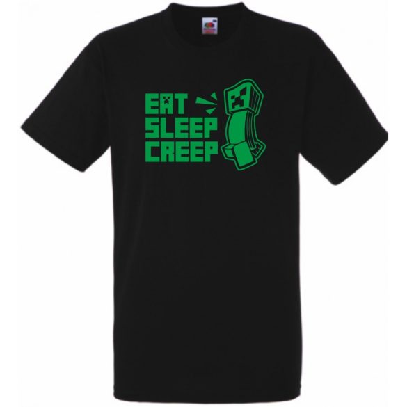 Eat Sleep Creeper - Minecraft gyerek rövid ujjú póló