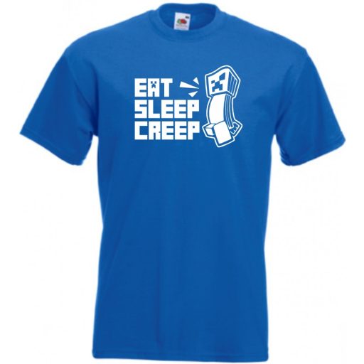Eat Sleep Creeper - Minecraft gyerek rövid ujjú póló
