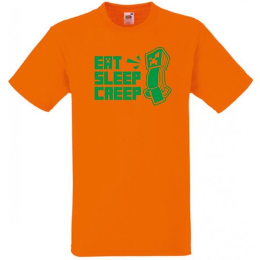 Eat Sleep Creeper - Minecraft gyerek rövid ujjú póló
