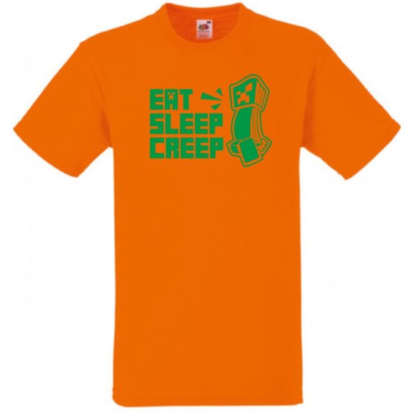 Eat Sleep Creeper - Minecraft gyerek rövid ujjú póló