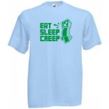 Eat Sleep Creeper - Minecraft gyerek rövid ujjú póló