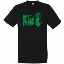 Eat Sleep Creeper férfi rövid ujjú póló