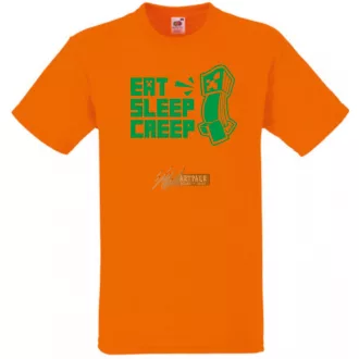 Eat Sleep Creeper férfi rövid ujjú póló