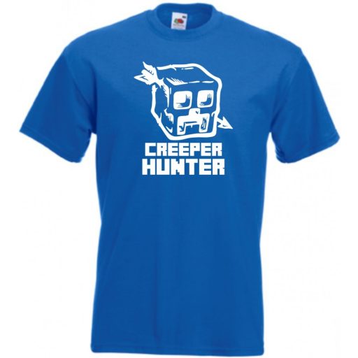 Creeper Hunter - Minecraft stílus gyerek rövid ujjú póló