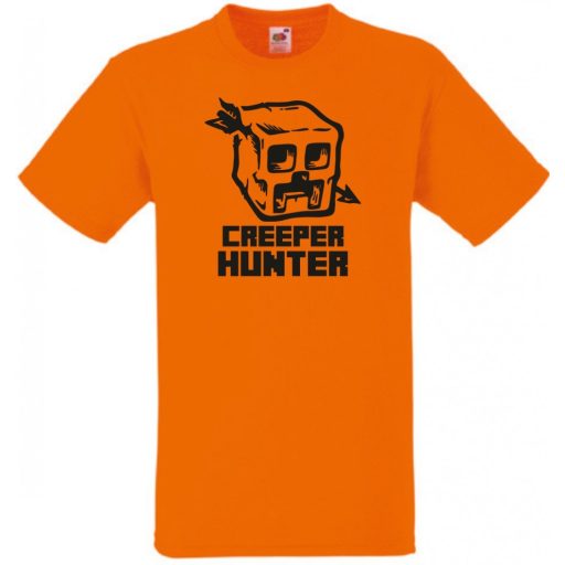 Creeper Hunter - Minecraft stílus gyerek rövid ujjú póló