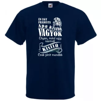   Foci rajongó Fradi szurkoló Apa kisfia gyerek rövid ujjú póló