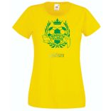 Foci rajongó Fradi szurkoló feleség női rövid ujjú póló