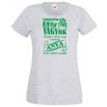 Foci rajongó Fradi szurkoló anya női rövid ujjú póló