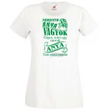 Foci rajongó Fradi szurkoló anya női rövid ujjú póló