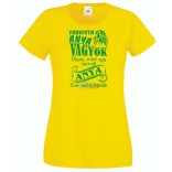 Foci rajongó Fradi szurkoló anya női rövid ujjú póló