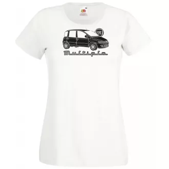 Auto Fan Fiat Multipla minima női rövid ujjú póló