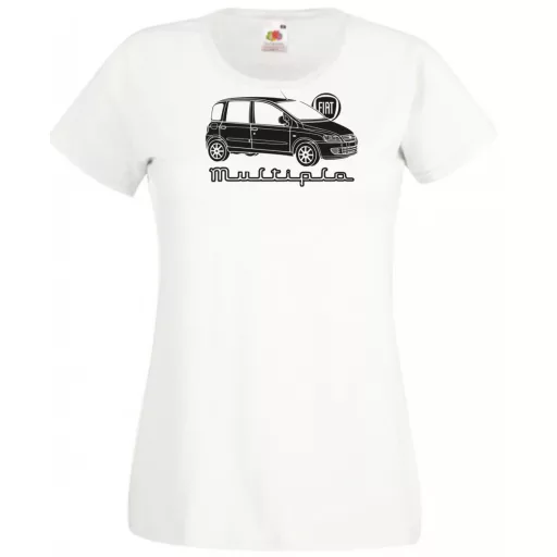 Auto Fan Fiat Multipla minima női rövid ujjú póló