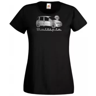Auto Fan Fiat Multipla minima női rövid ujjú póló