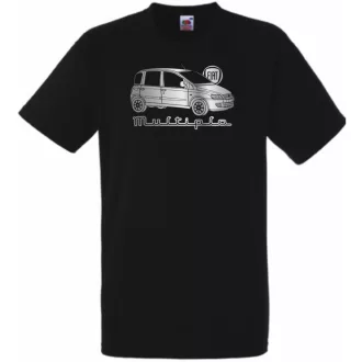 Auto Fan Fiat Multipla minima férfi rövid ujjú póló