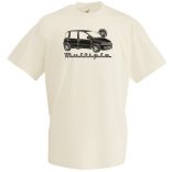 Auto Fan Fiat Multipla minima férfi rövid ujjú póló