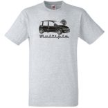 Auto Fan Fiat Multipla minima férfi rövid ujjú póló