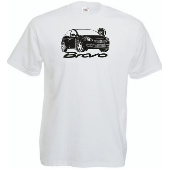 Auto Fan Fiat Bravo férfi rövid ujjú póló