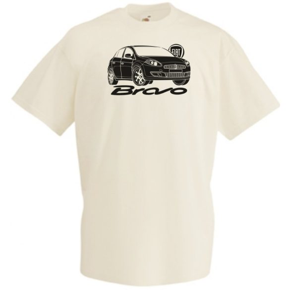 Auto Fan Fiat Bravo férfi rövid ujjú póló