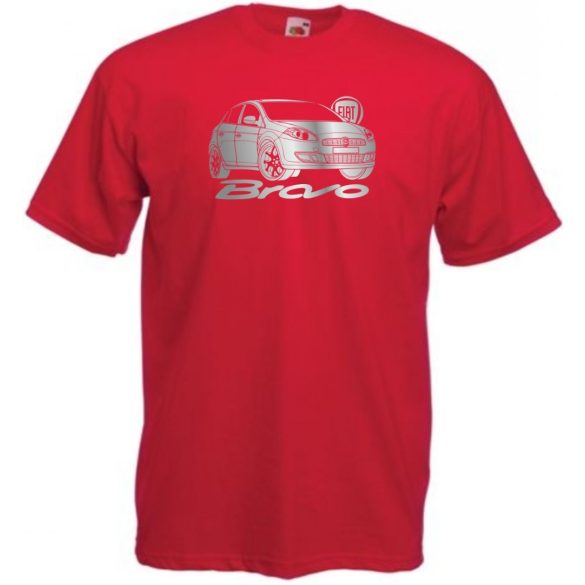 Auto Fan Fiat Bravo férfi rövid ujjú póló