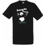 Gangsta Panda férfi rövid ujjú póló