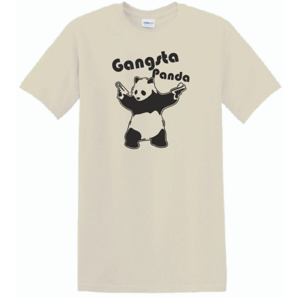 Gangsta Panda férfi rövid ujjú póló