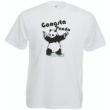 Gangsta Panda férfi rövid ujjú póló