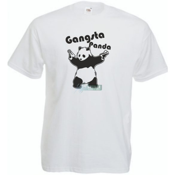 Gangsta Panda férfi rövid ujjú póló