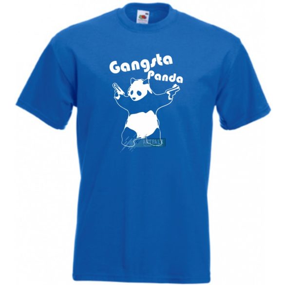 Gangsta Panda férfi rövid ujjú póló