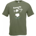 Gangsta Panda férfi rövid ujjú póló