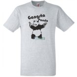 Gangsta Panda férfi rövid ujjú póló