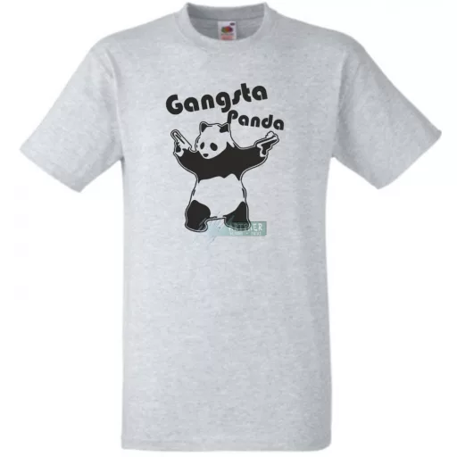 Gangsta Panda férfi rövid ujjú póló