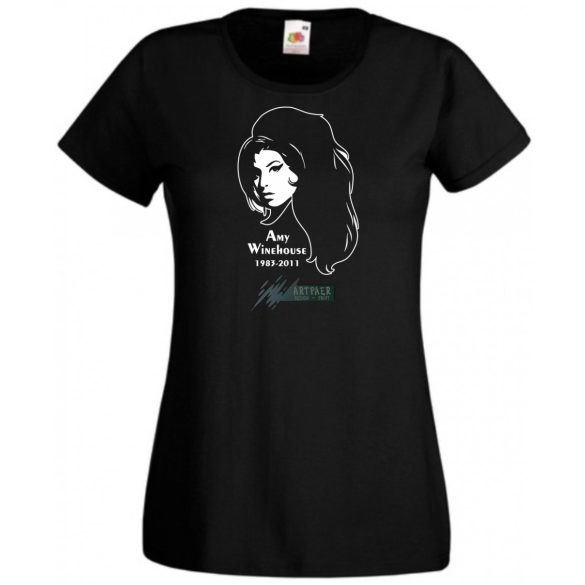 In memoriam - Amy Winehouse női rövid ujjú póló