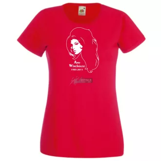 In memoriam - Amy Winehouse női rövid ujjú póló