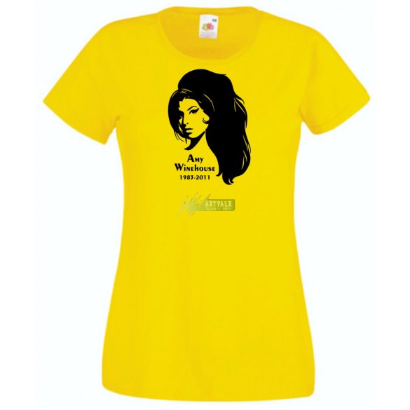 In memoriam - Amy Winehouse női rövid ujjú póló