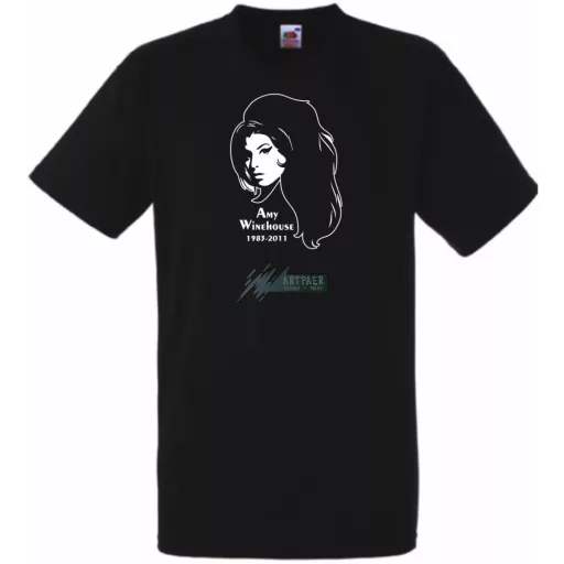 In memoriam - Amy Winehouse férfi rövid ujjú póló