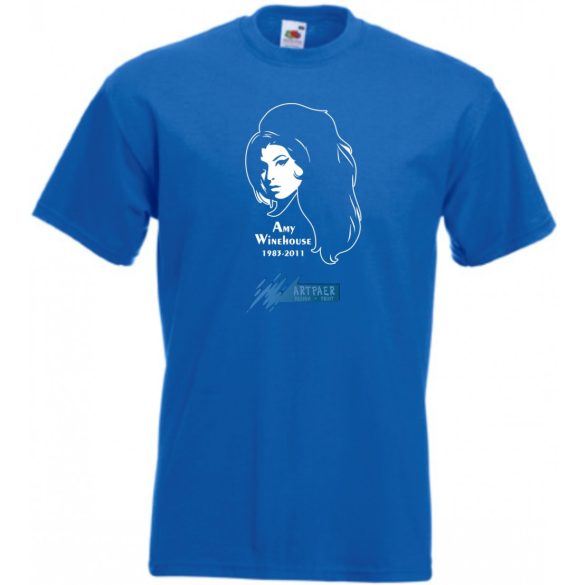 In memoriam - Amy Winehouse férfi rövid ujjú póló
