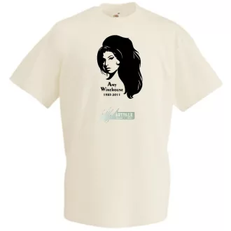 In memoriam - Amy Winehouse férfi rövid ujjú póló