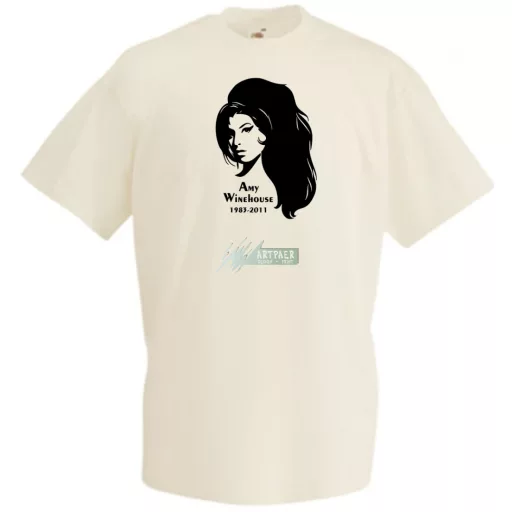 In memoriam - Amy Winehouse férfi rövid ujjú póló