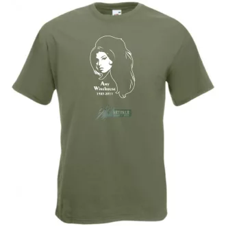 In memoriam - Amy Winehouse férfi rövid ujjú póló