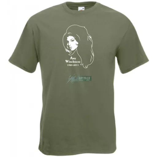 In memoriam - Amy Winehouse férfi rövid ujjú póló