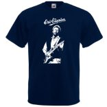 Legendás gitáros E. Clapton férfi rövid ujjú póló