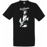 Legendás gitáros E. Clapton férfi rövid ujjú póló